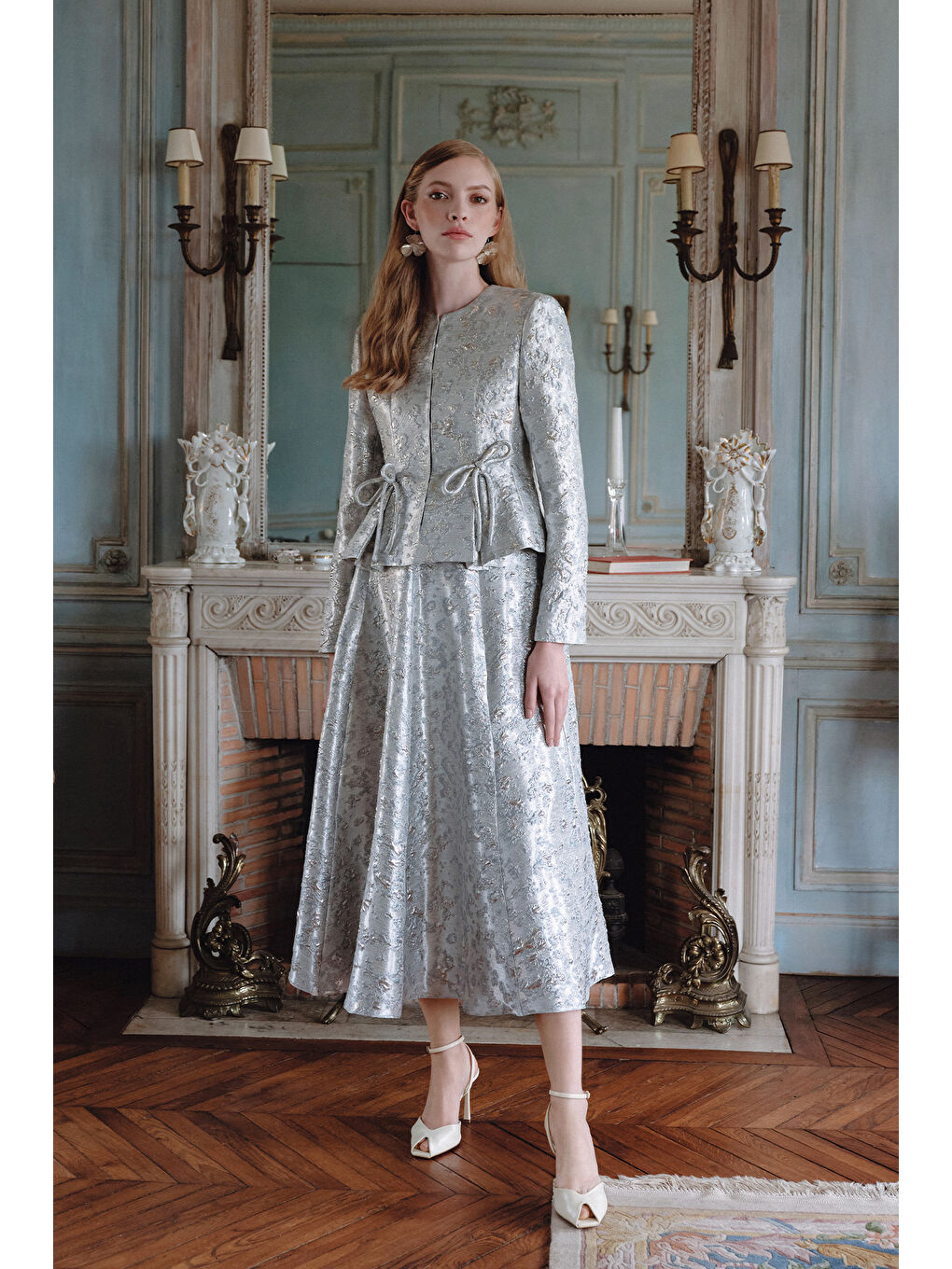 Mary Abiye Jakar Etek Mavi