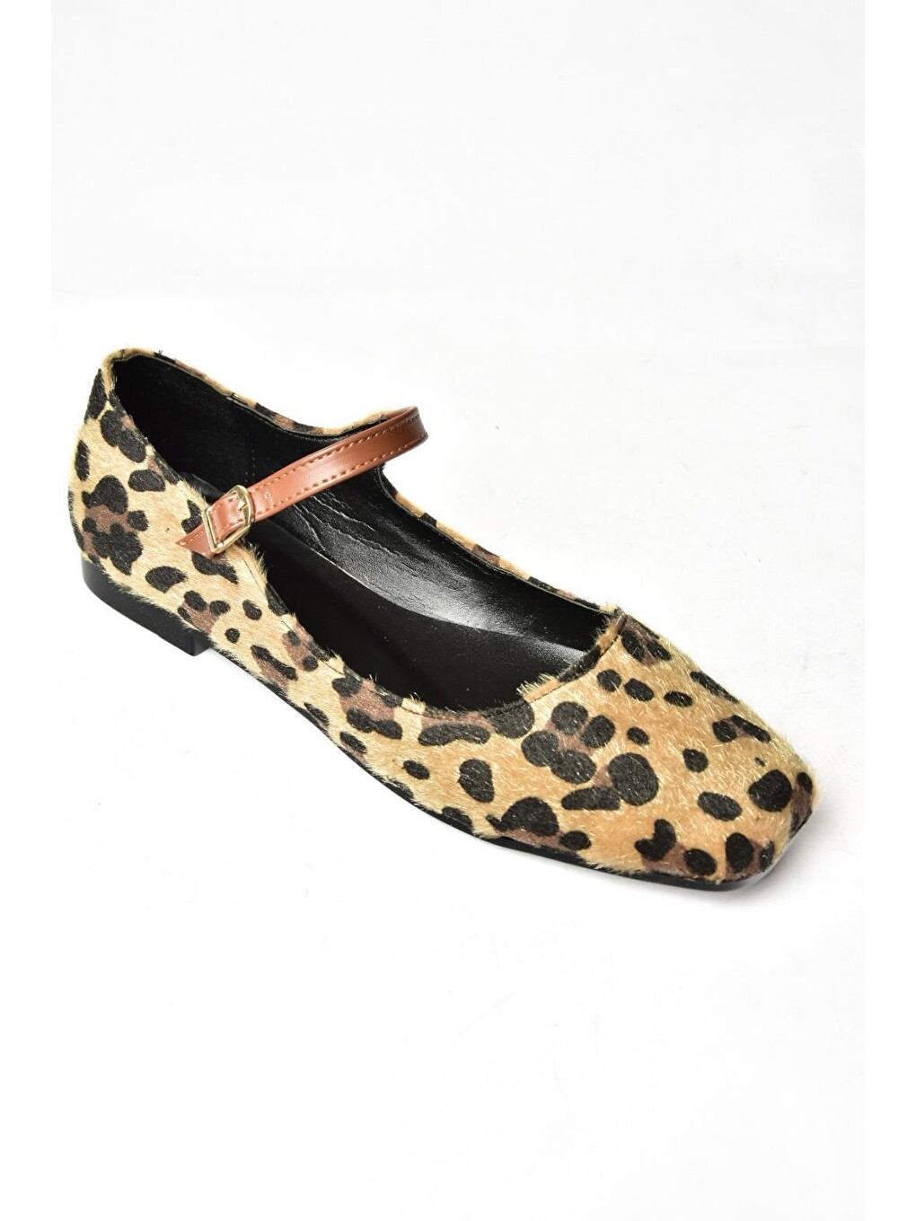 Kahverengi S7262525 Leopar Kadın Babet-6