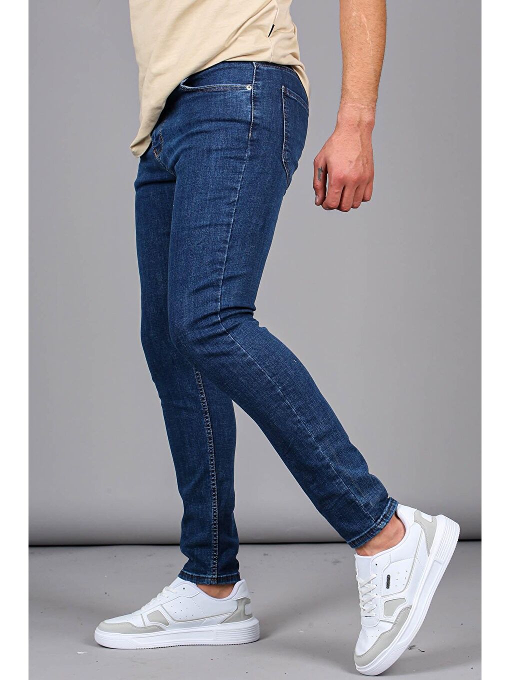 Madmext Mavi Full Elastanlı Skinny Fit Erkek Jean Pantolon 6326 - 1