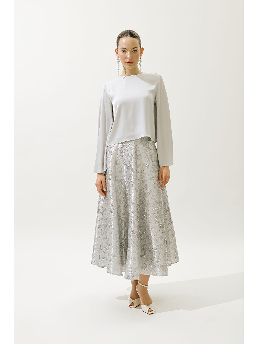 Mary Abiye Jakar Etek Mavi-5