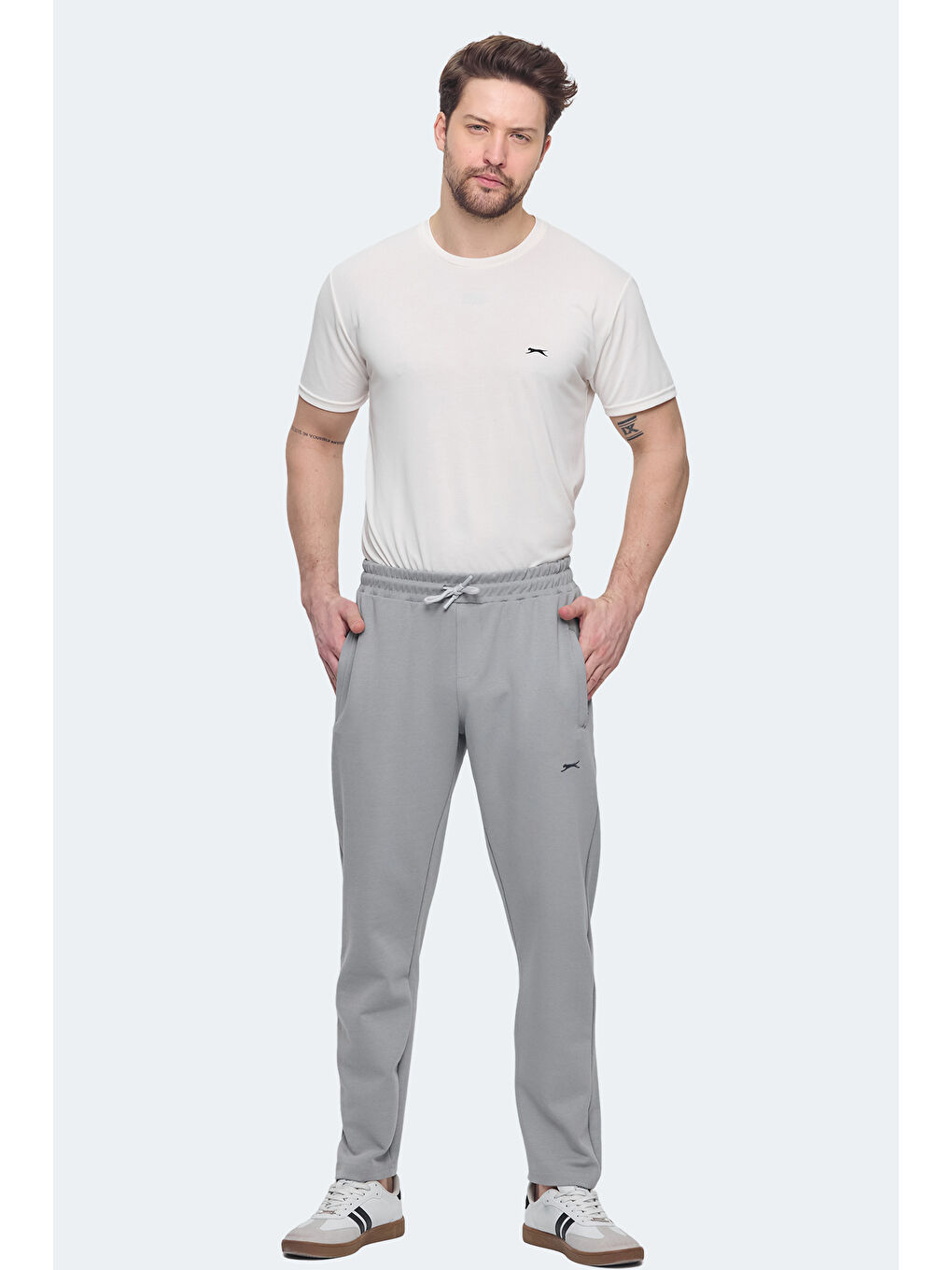 KOFFU IN Erkek Cepli Gri Eşofman Altı-3