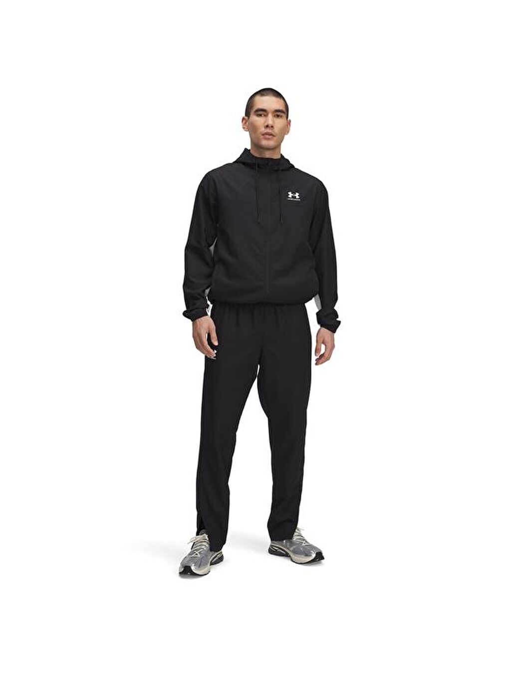 Rival Woven Windbreaker Erkek Siyah Eşofman Altı