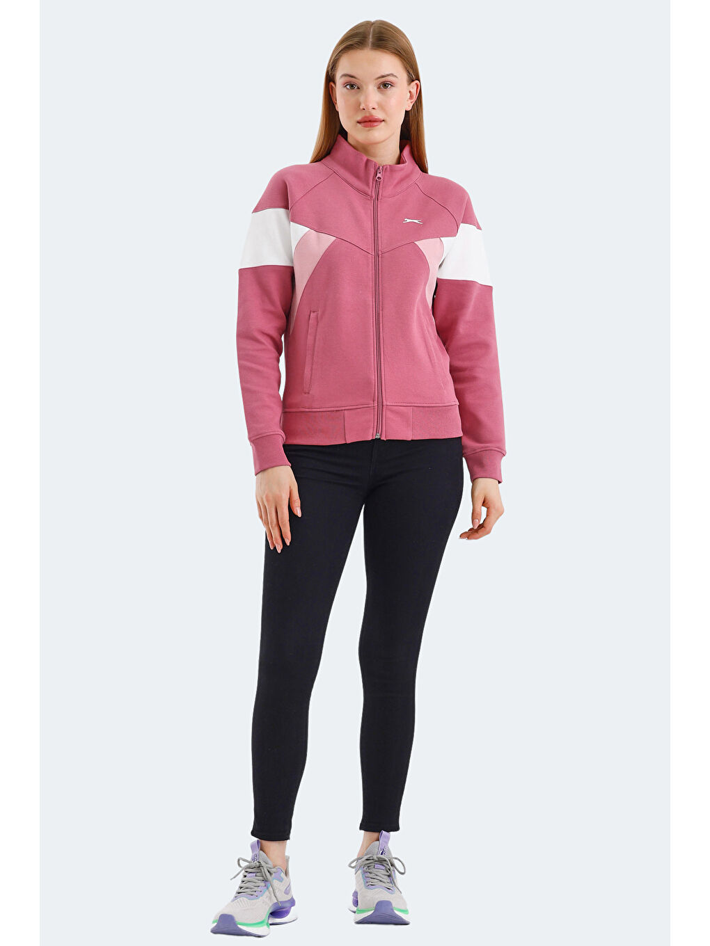 Pembe VICTORY Kadın Gül Sweatshirt