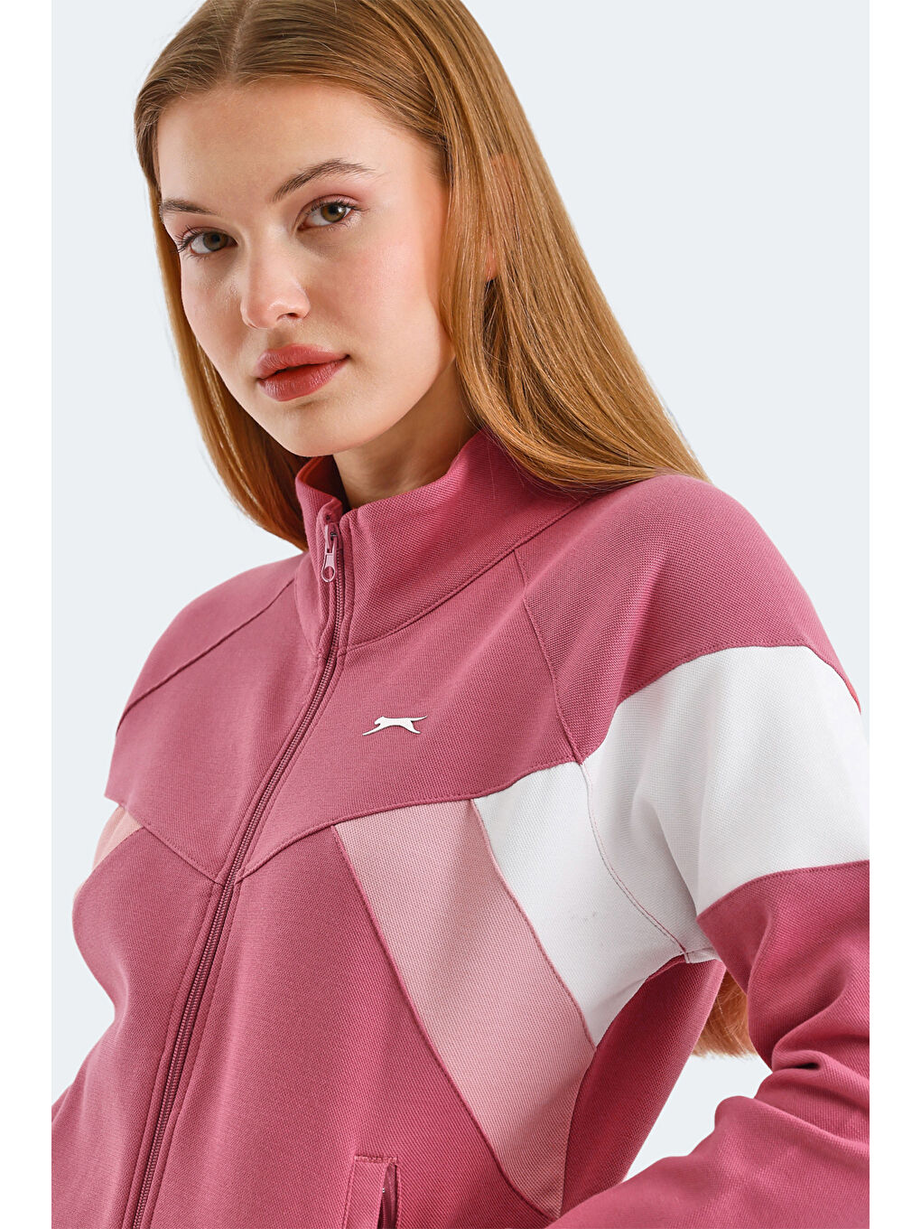 Pembe VICTORY Kadın Gül Sweatshirt-3
