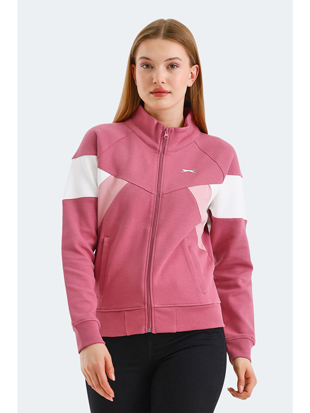 Pembe VICTORY Kadın Gül Sweatshirt-6