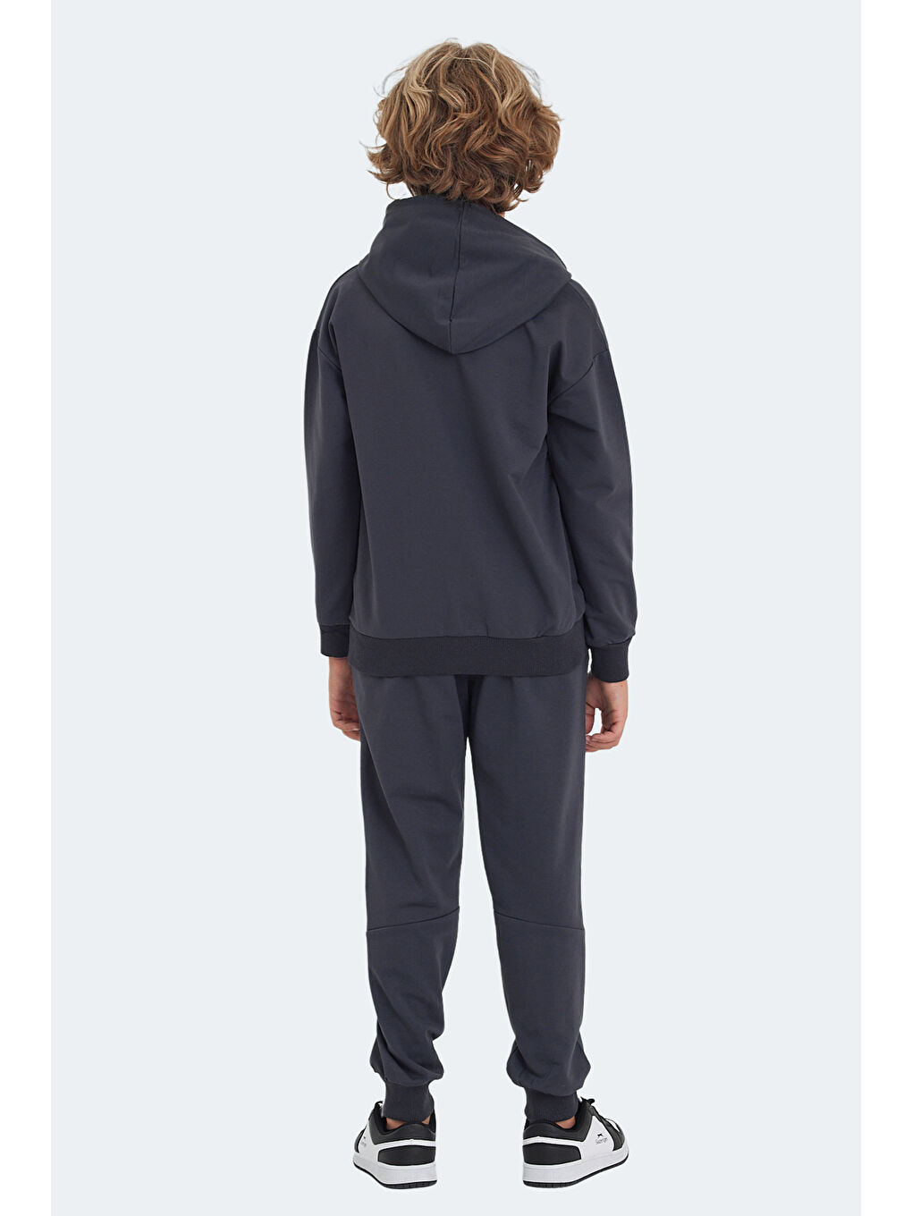 Erkek  Çocuk Eşofman Takımı Koyu Gri-1