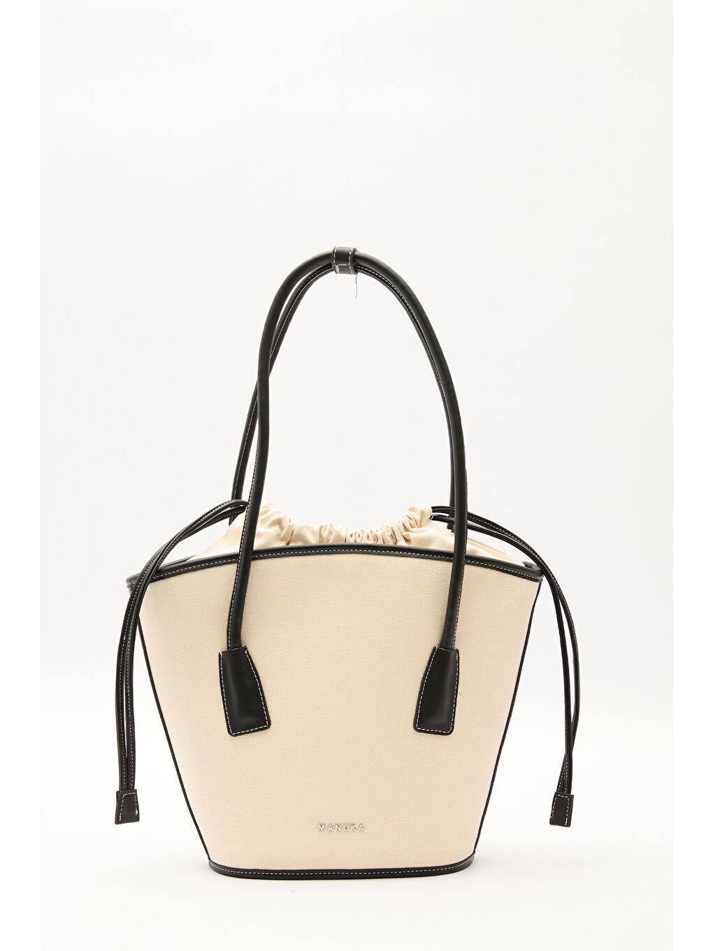 Kanvas Kova Çanta Bej-3