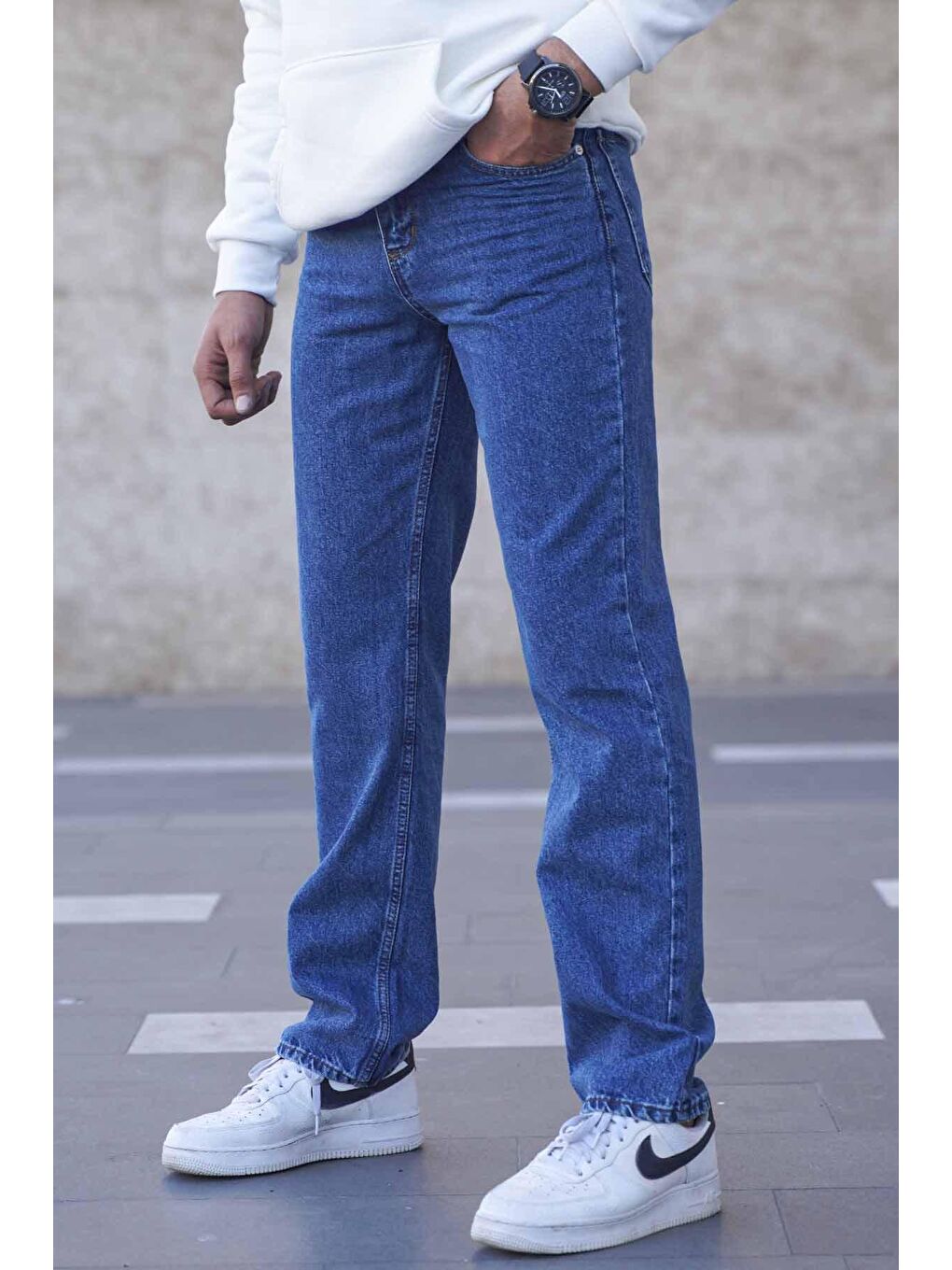 Mavi   Erkek %100 Pamuk Jean Pantolon 6312