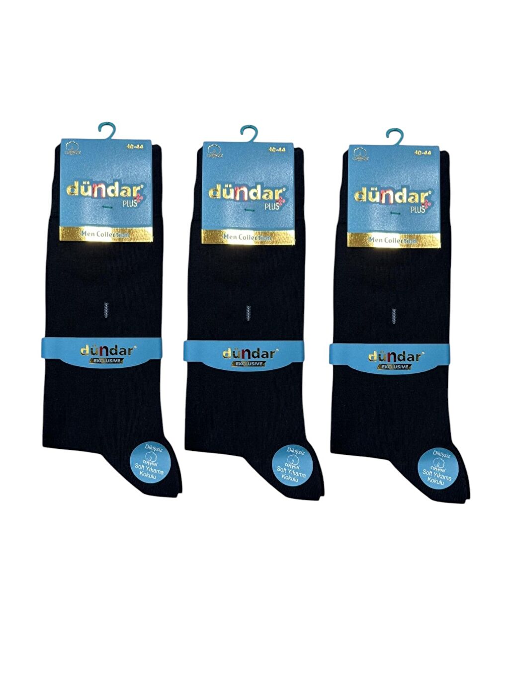 Lacivert Erkek Penye Soket Çorap 3'lü