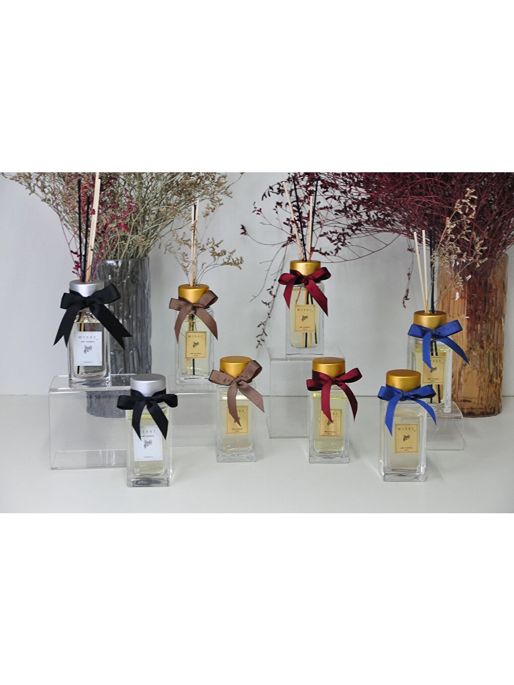 Renksiz 180 cc Kare Şişe Dark Amber Oda Kokusu-2