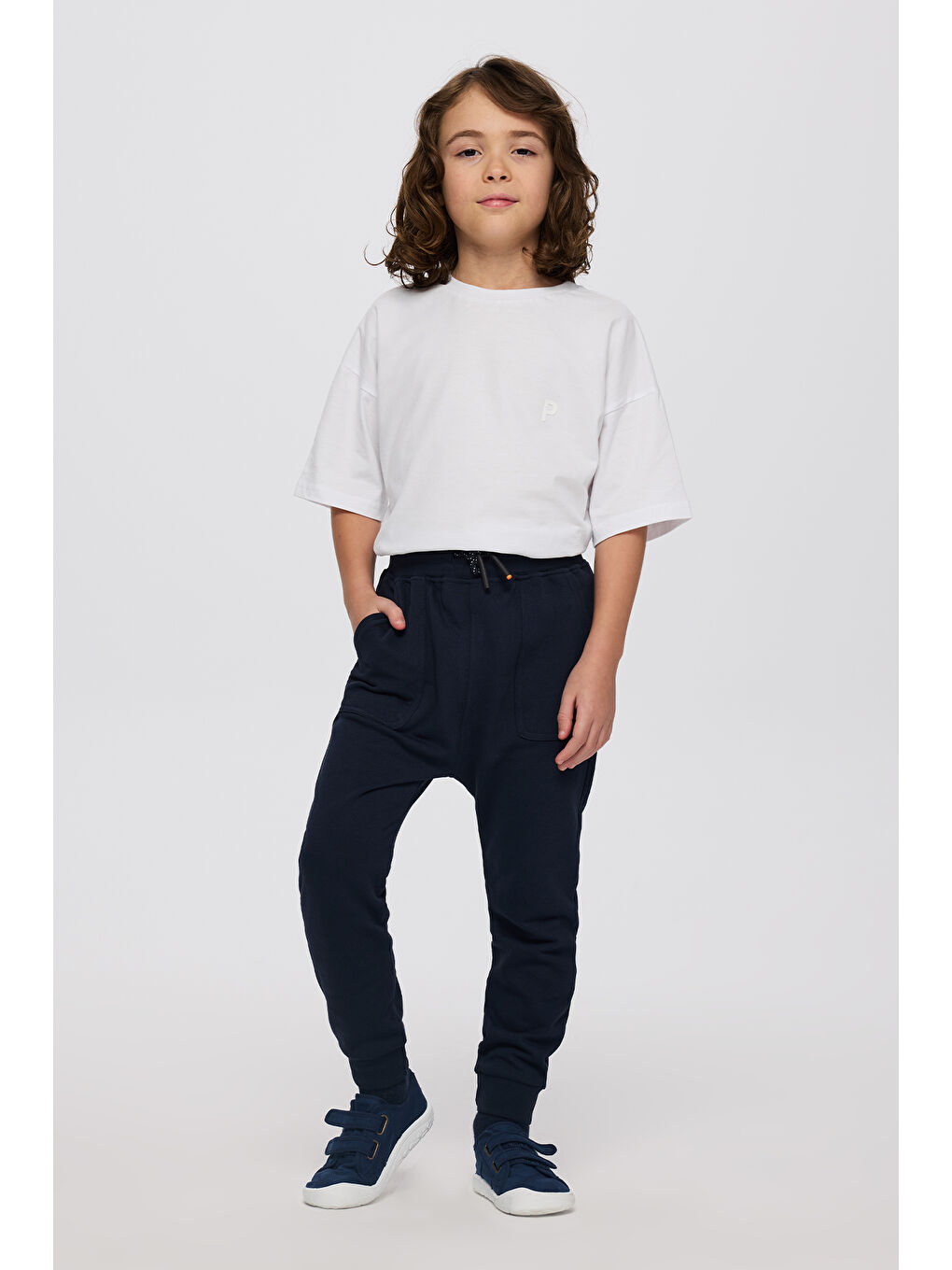 Erkek Çocuk Cepli Lacivert Eşofman Altı