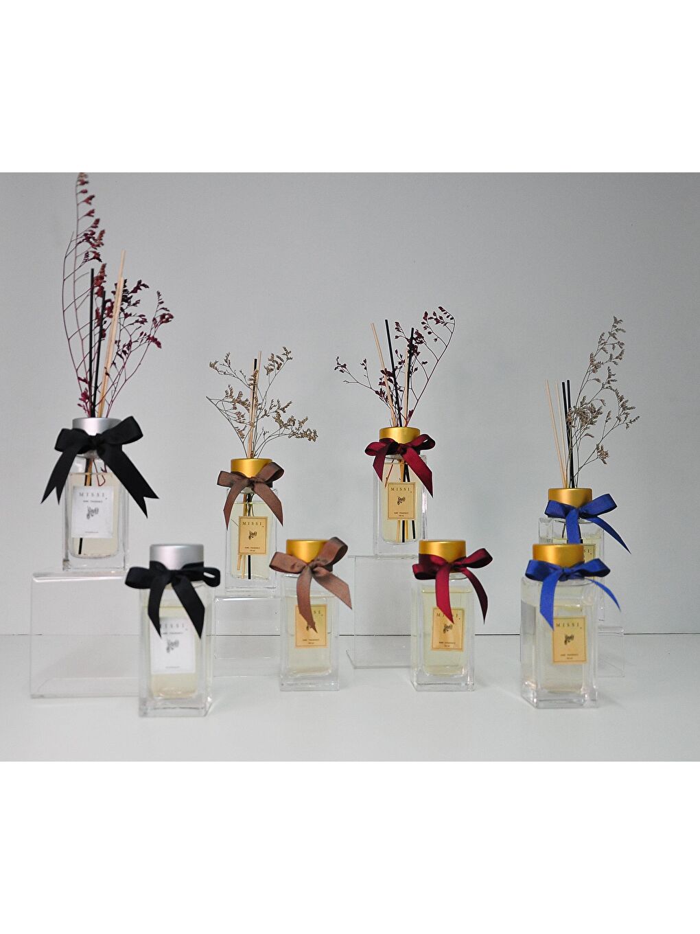 Renksiz 180 cc Kare Şişe Gardenya Oda Kokusu-2