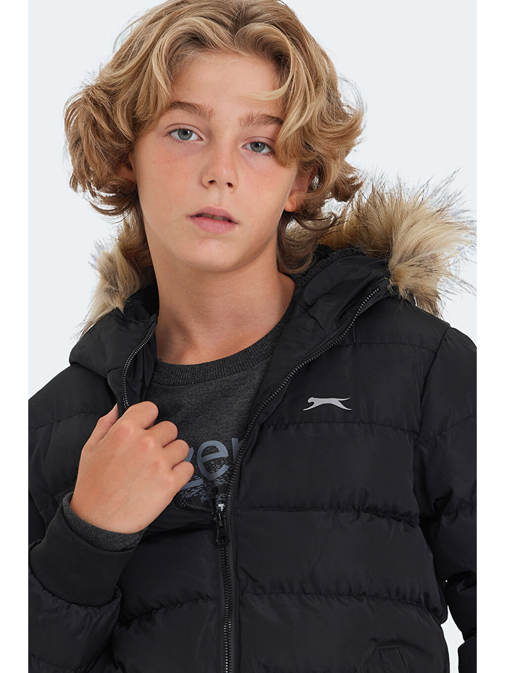 CALISTO Unisex Çocuk Mont &amp; Şişme Mont  Siyah-3