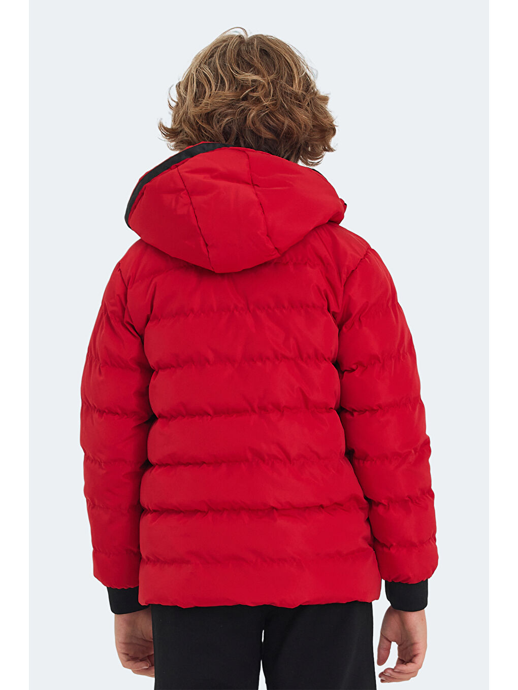 CAPTAIN Unisex Çocuk Şişme Mont  Kırmızı-1