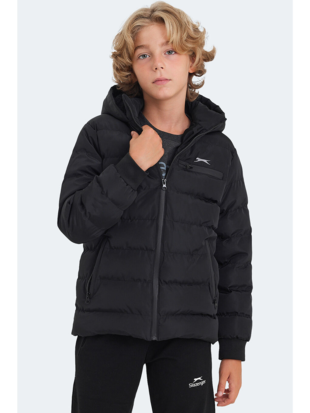 CAPTAIN Unisex Çocuk Şişme Mont  Siyah-2