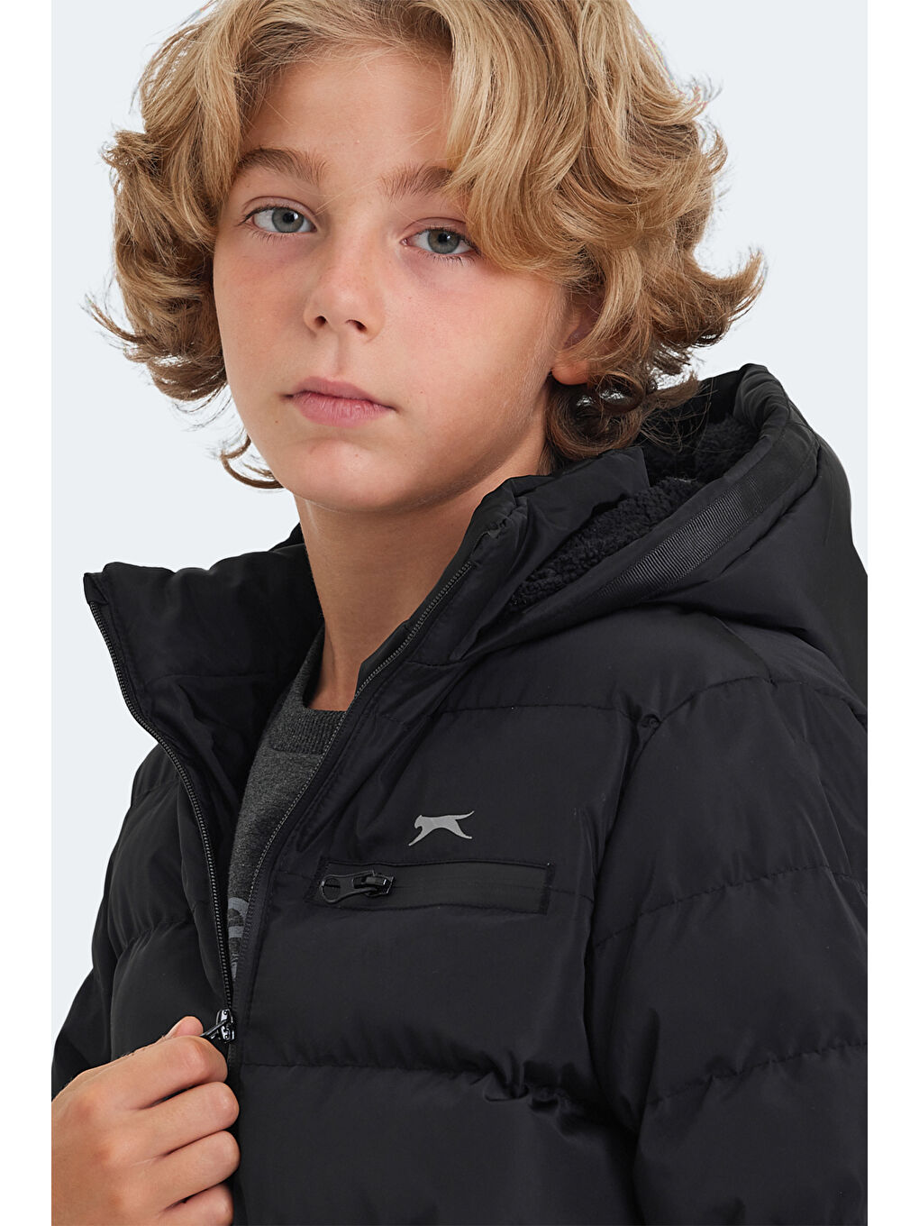 CAPTAIN Unisex Çocuk Şişme Mont  Siyah-3