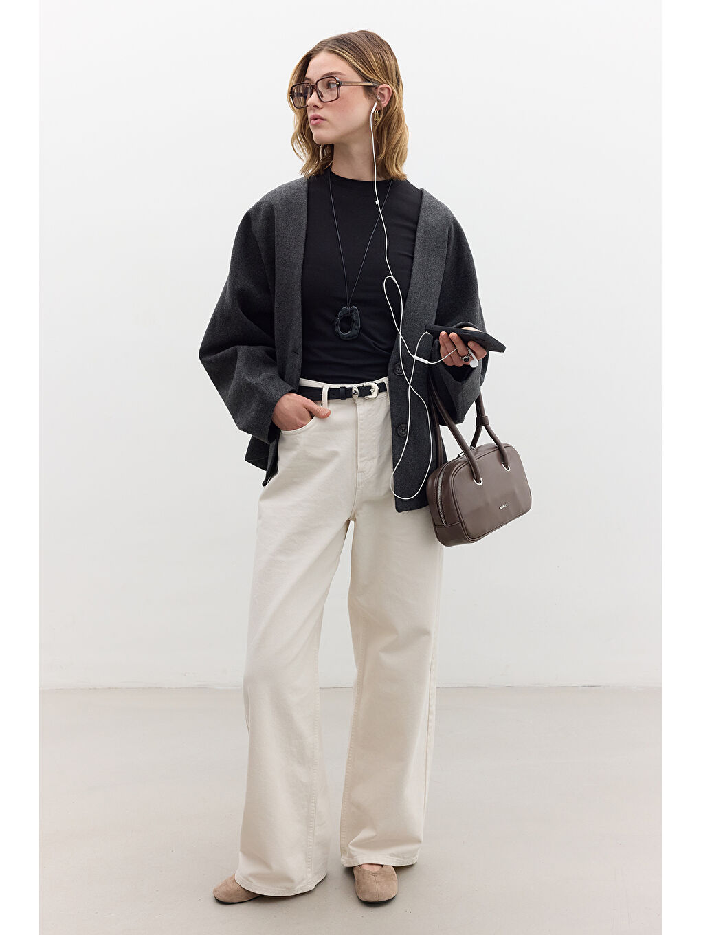 Milana Kaşe Ceket Antrasit