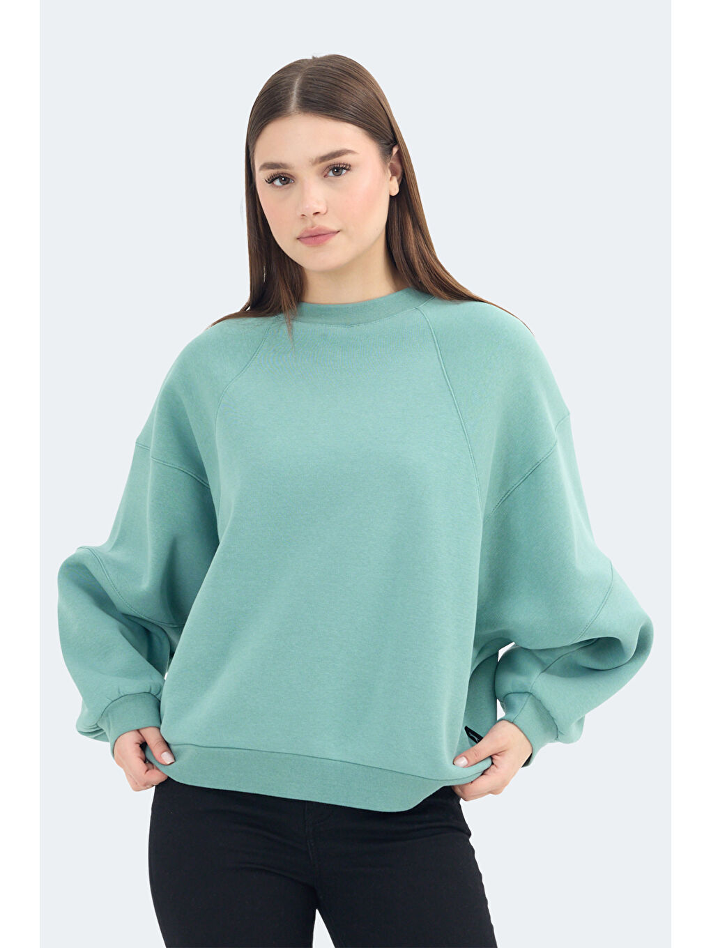 VIA Kadın Yeşil Sweatshirt-2