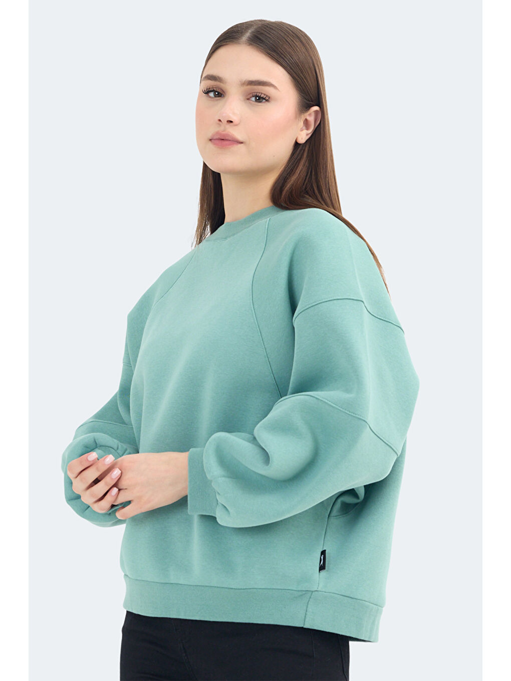 VIA Kadın Yeşil Sweatshirt-3