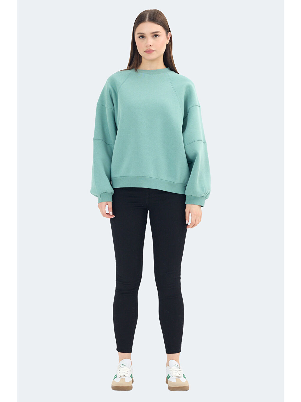 VIA Kadın Yeşil Sweatshirt-6