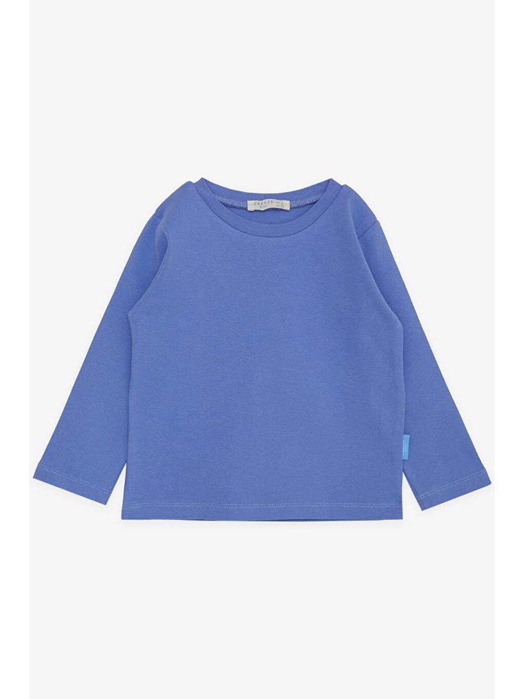 Erkek Çocuk Uzun Kollu Tişört Basic Lila (1-4 Yaş)