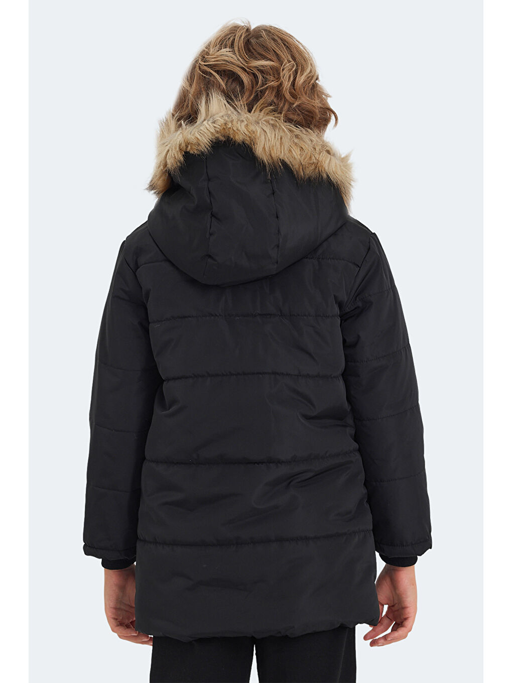 CAMELIA Unisex Çocuk Mont Kaban Siyah-1