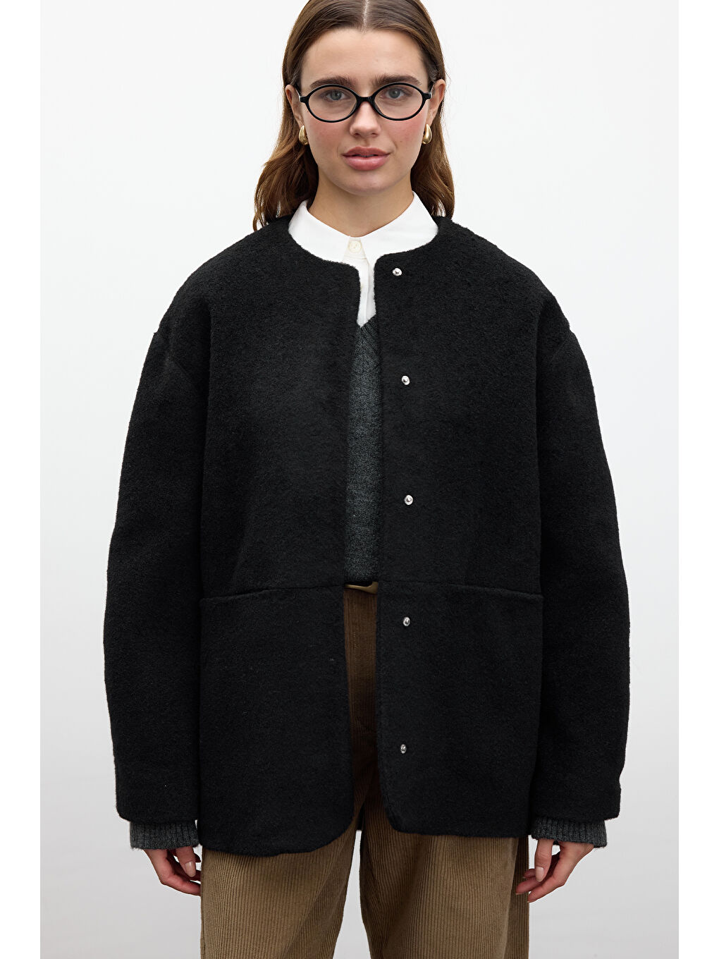 Cepli Kaşe Kaban Siyah-3