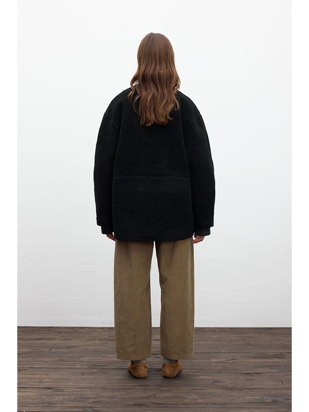 Cepli Kaşe Kaban Siyah-4