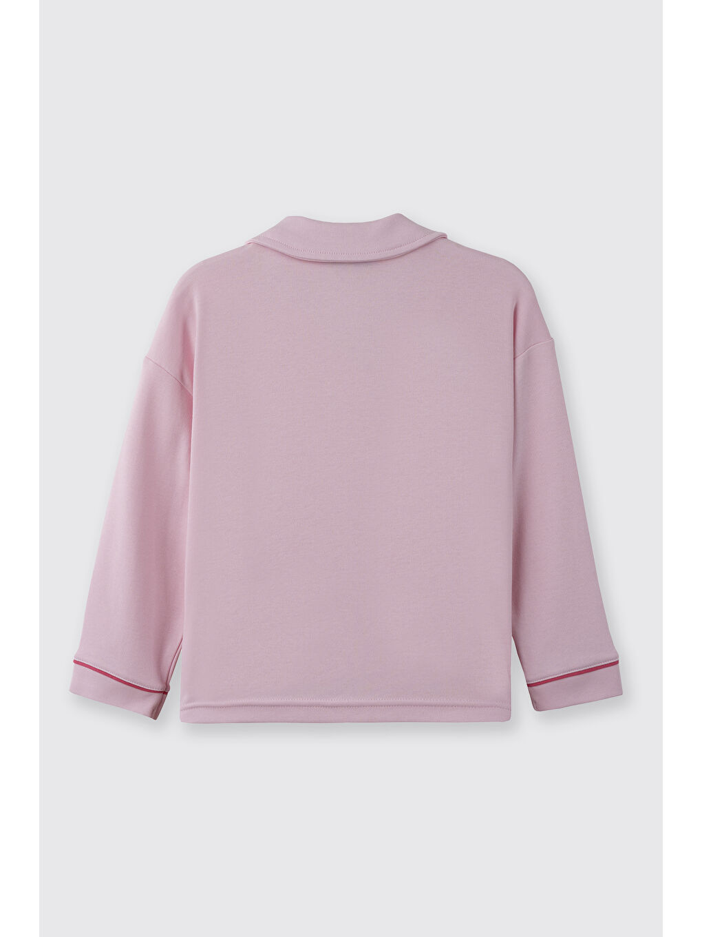 Kız Çocuk Bol Paça Pembe Pijama Takımı-2