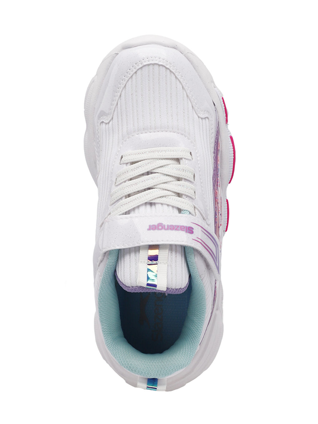 NOELA Kız Çocuk Cırt Cırtlı Beyaz / Fuşya Günlük Spor Ayakkabısı-4