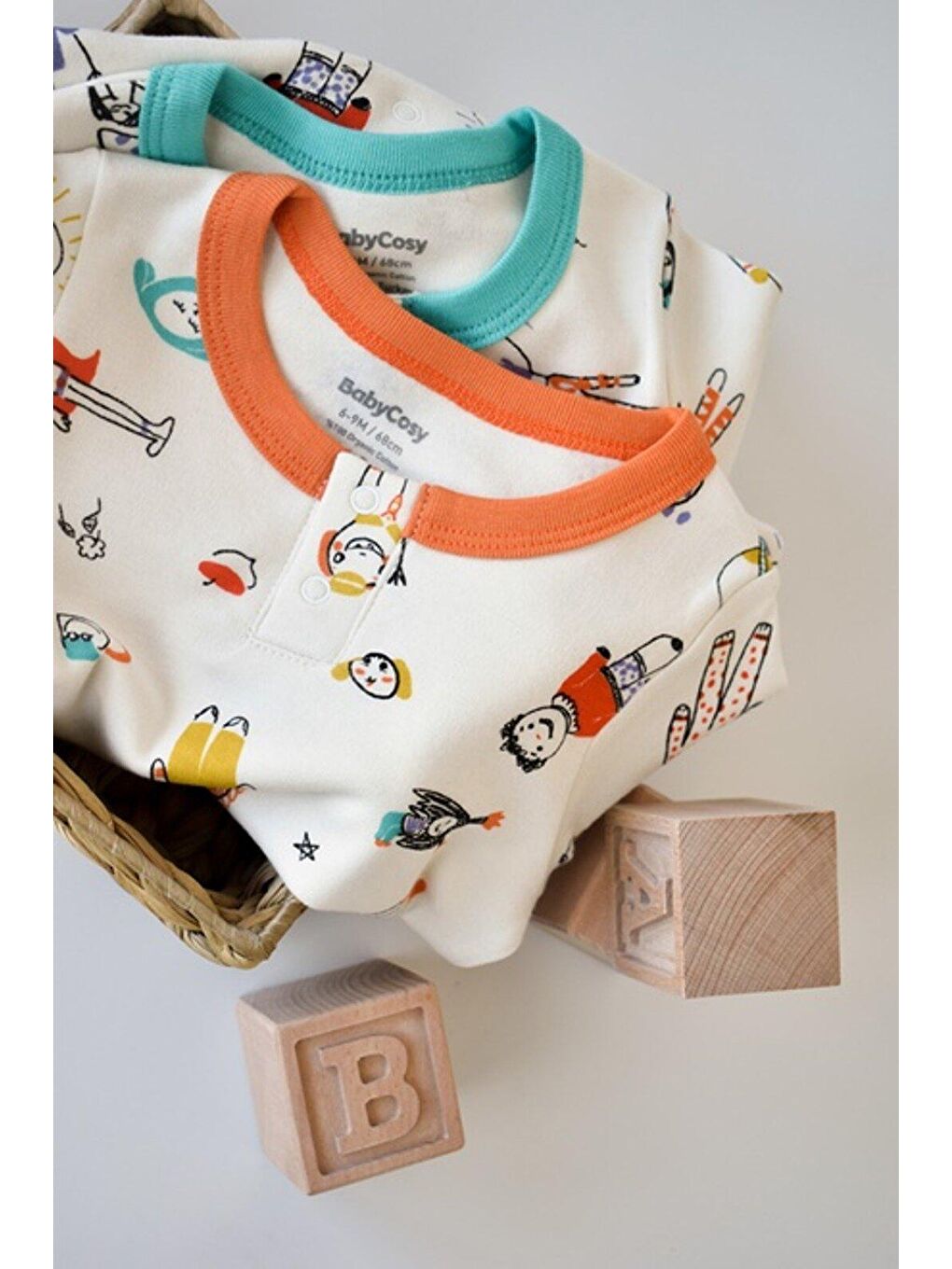 Beyaz 2'li Çıtçıtlı Tulum-1