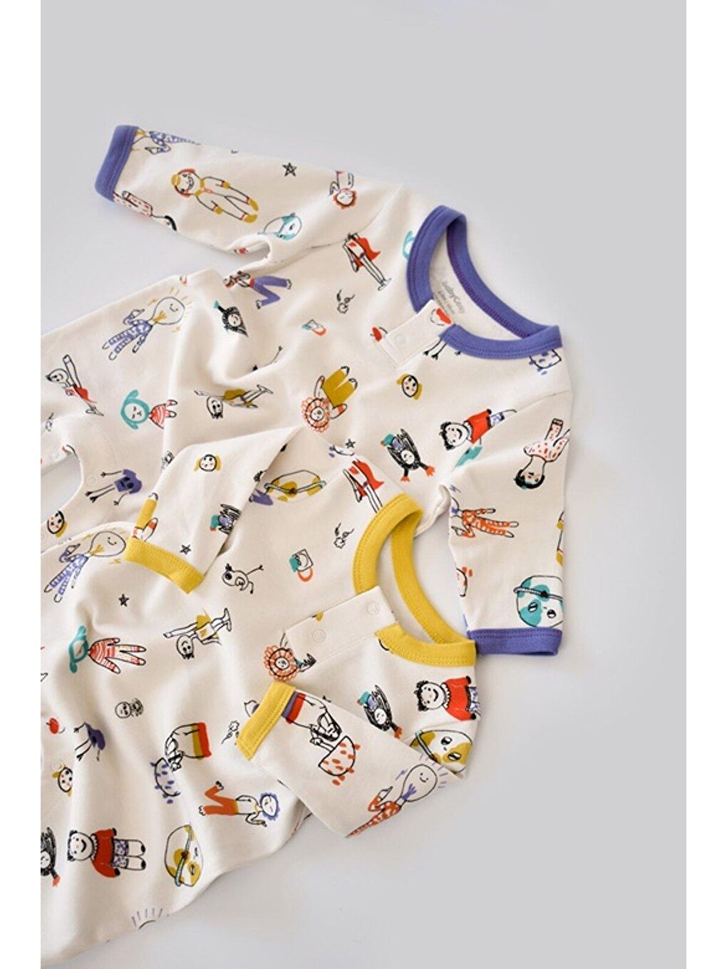 Mor 2'li Çıtçıtlı Tulum-2