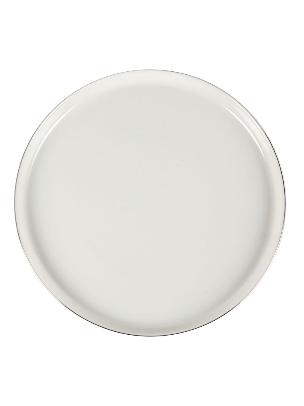 Ekru Bılbao 3 Parça 27 cm Servis Tabağı Gümüş Fıle-3