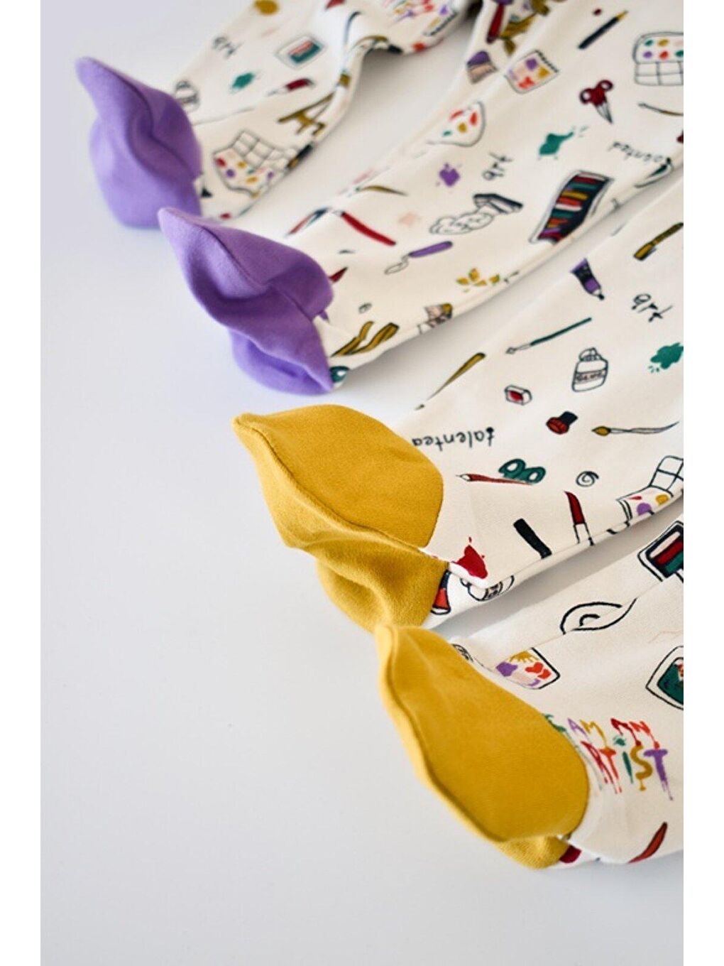 Mor 2'li Fermuarlı Patikli Tulum-4