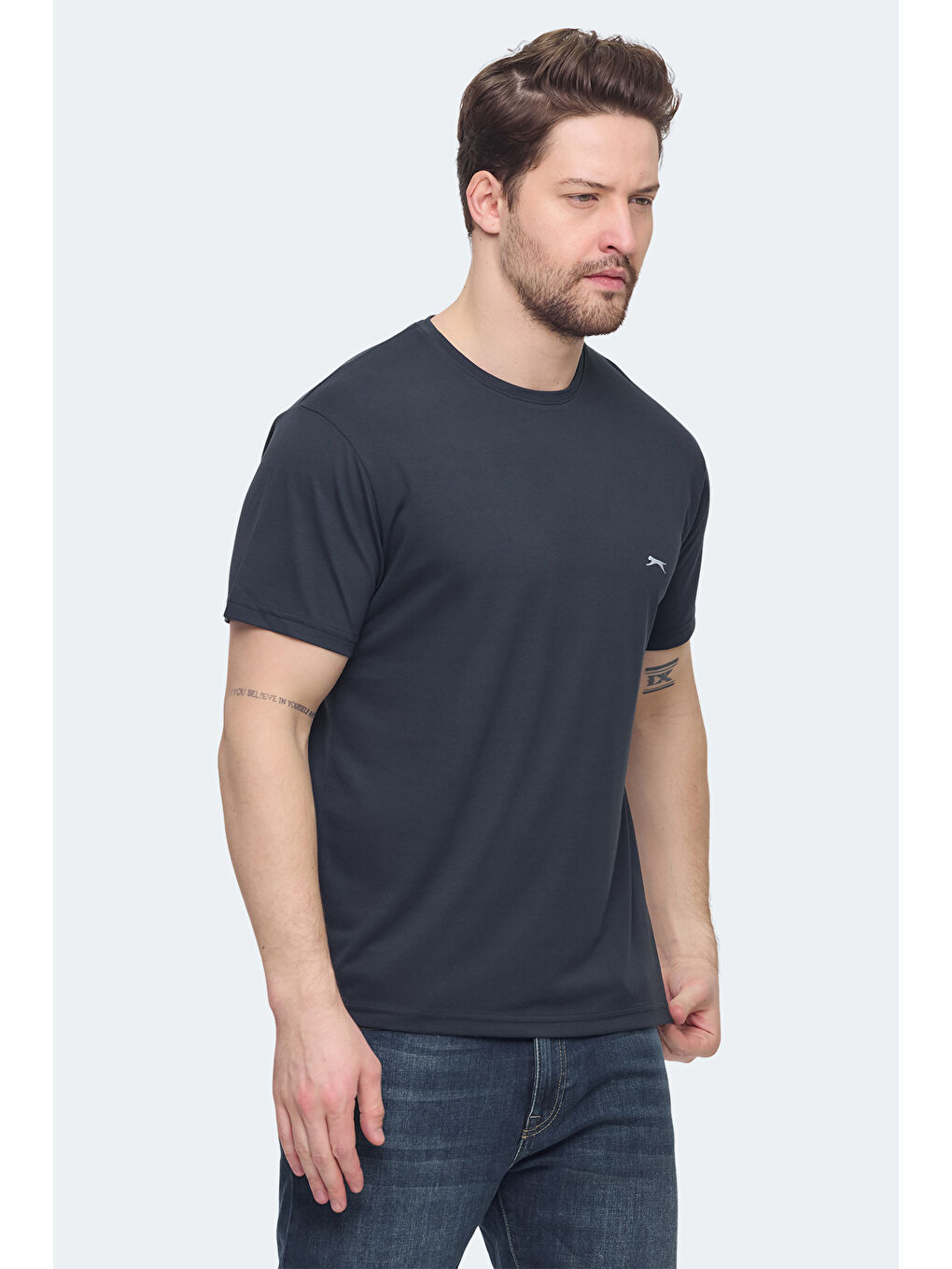 KRATER Erkek Koyu Gri Tişört-2