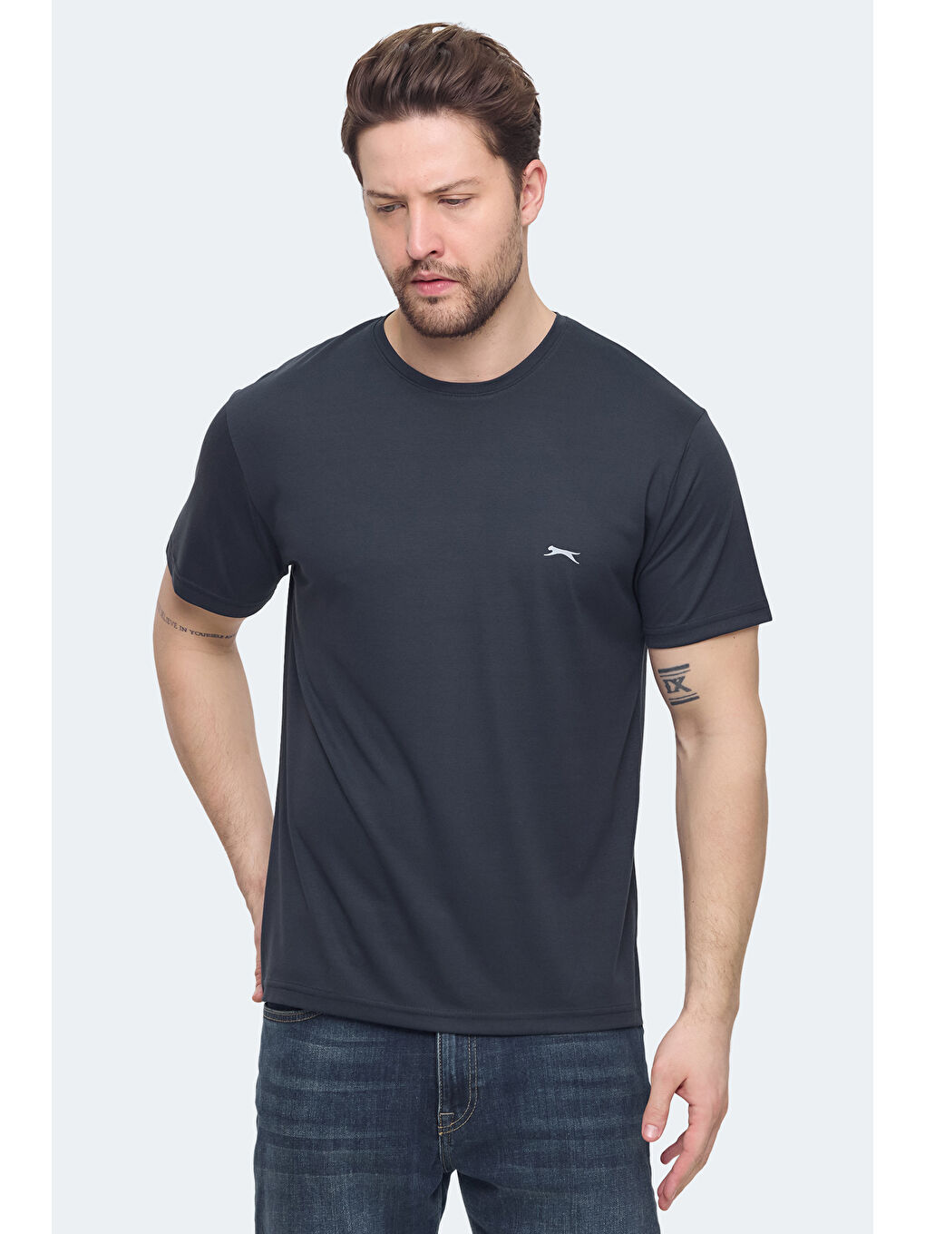 KRATER Erkek Koyu Gri Tişört-3