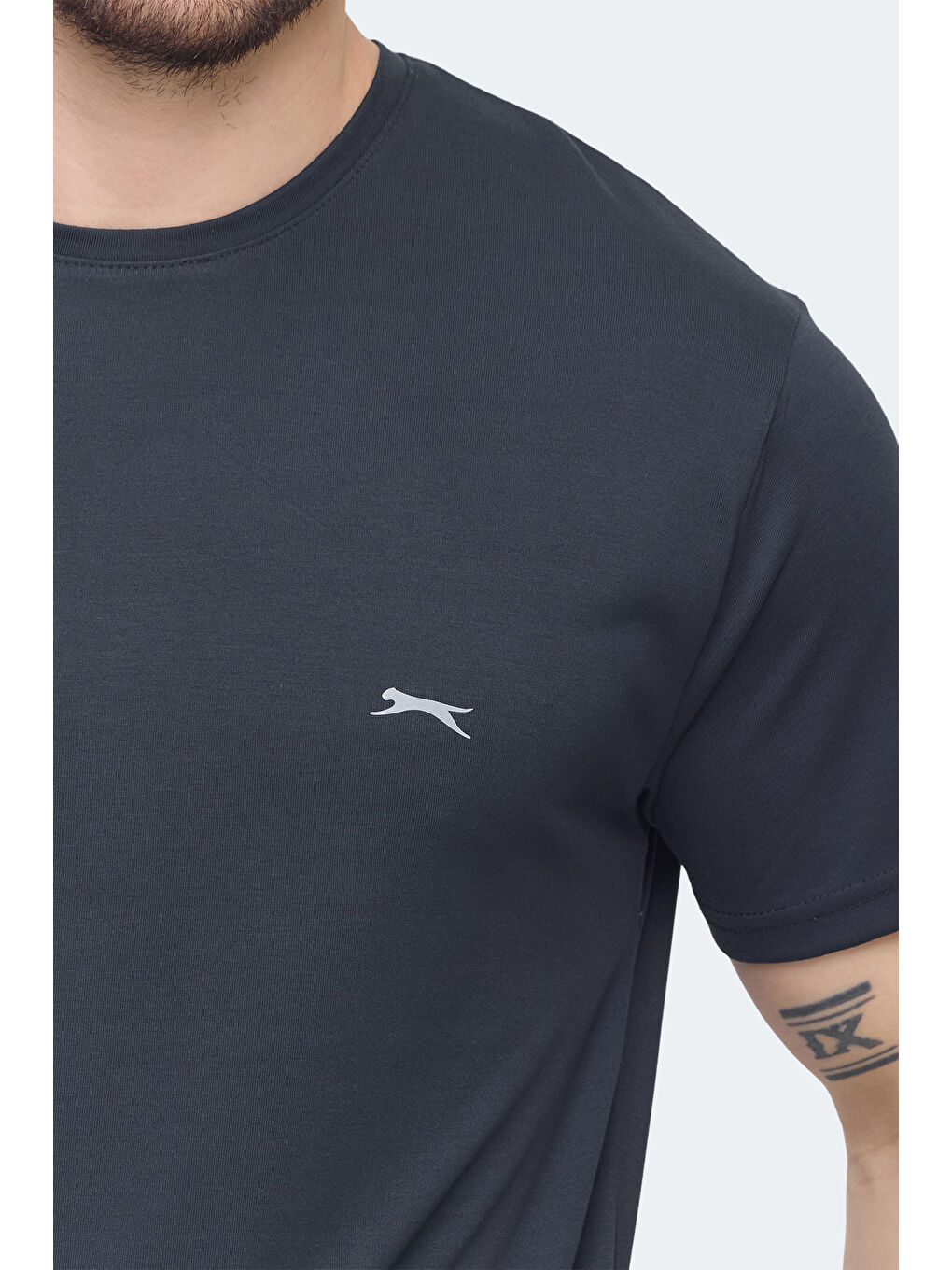 KRATER Erkek Koyu Gri Tişört-4