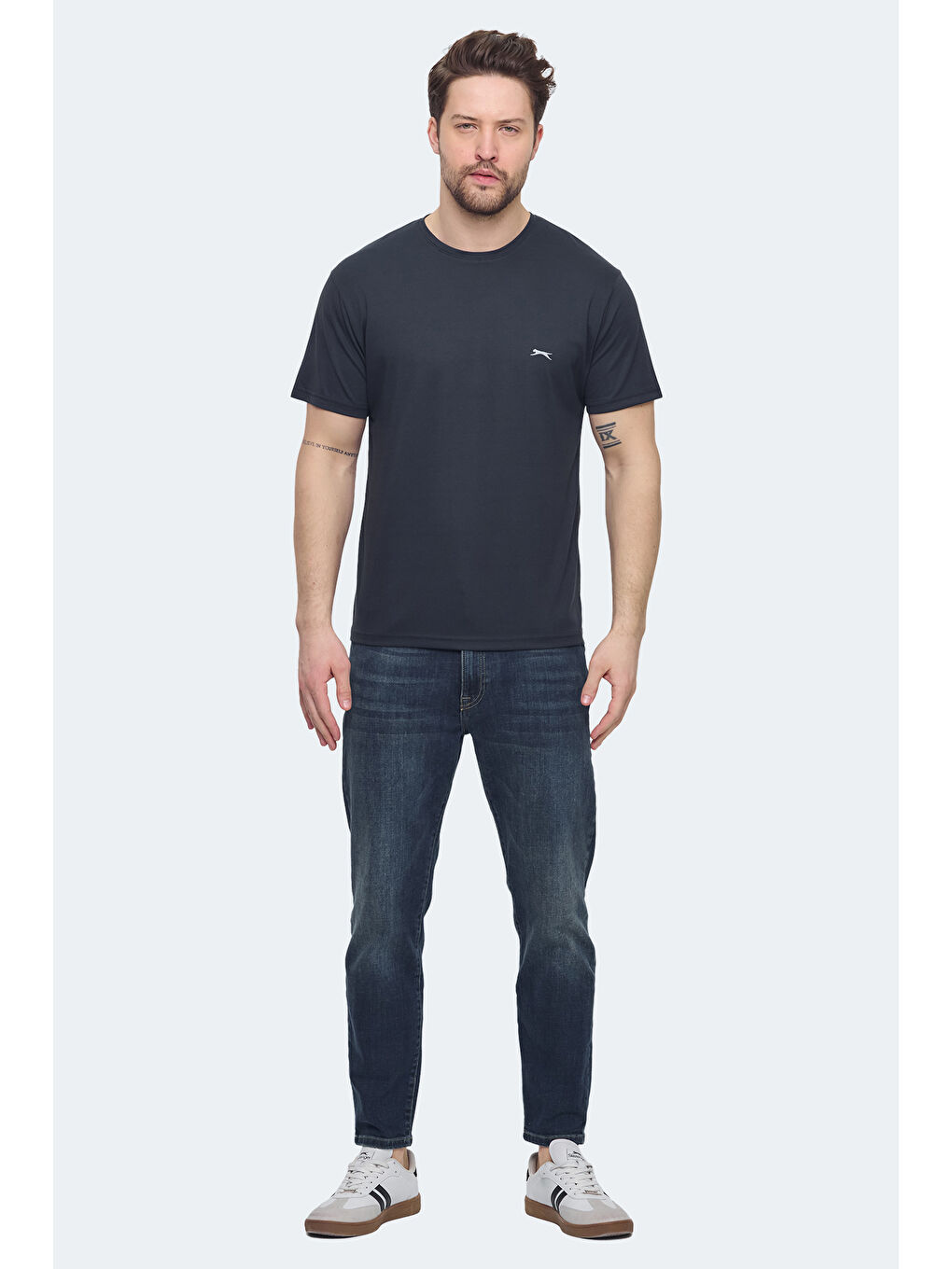 KRATER Erkek Koyu Gri Tişört-6