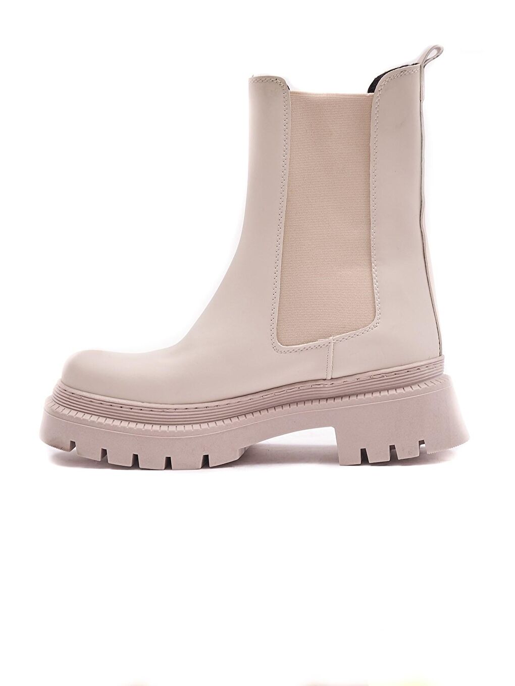 Bej 471201 Lastikli Kışlık Postal Bot Kadın-1