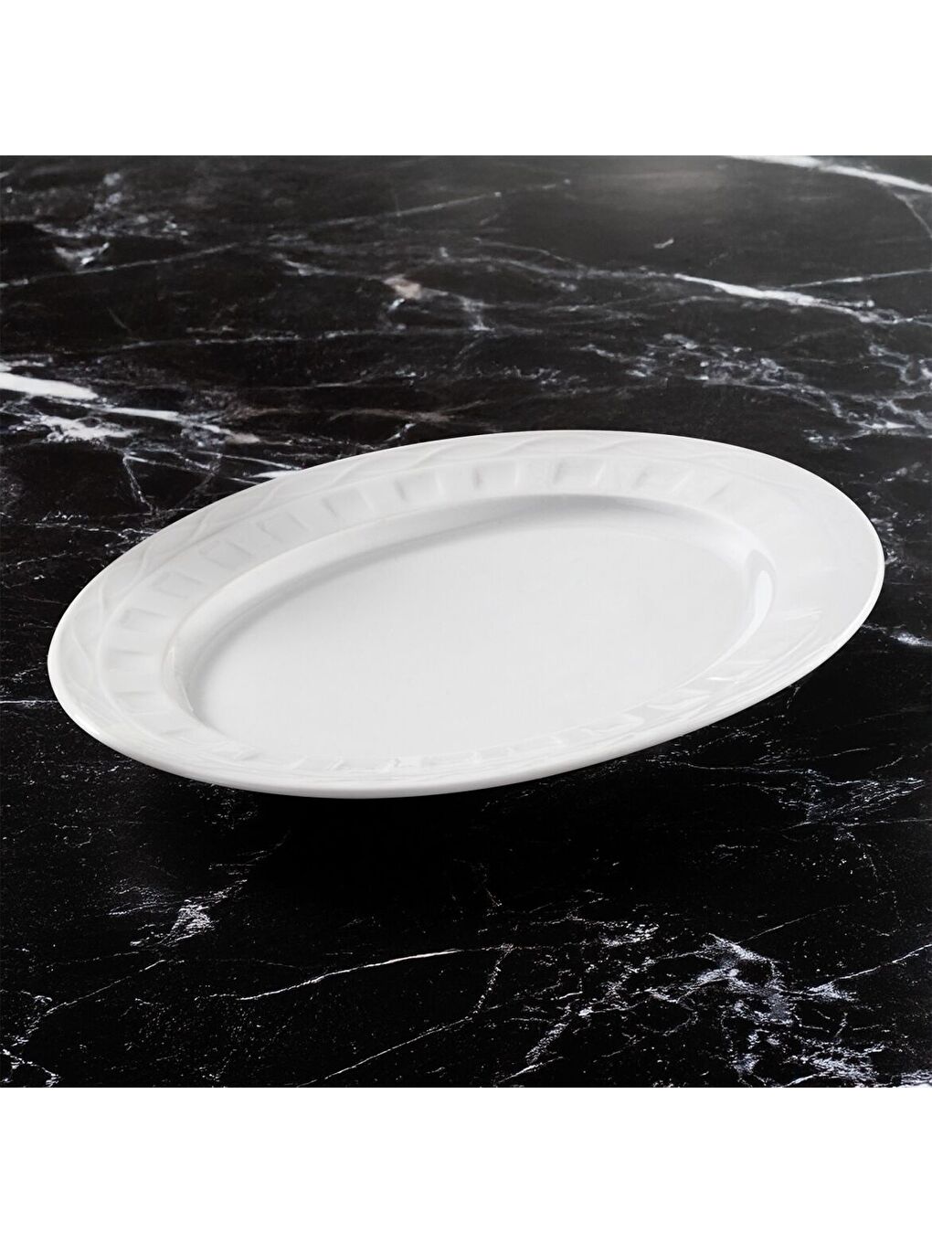 Ekru Monet 2 Parça 30 Cm Kayık Tabak