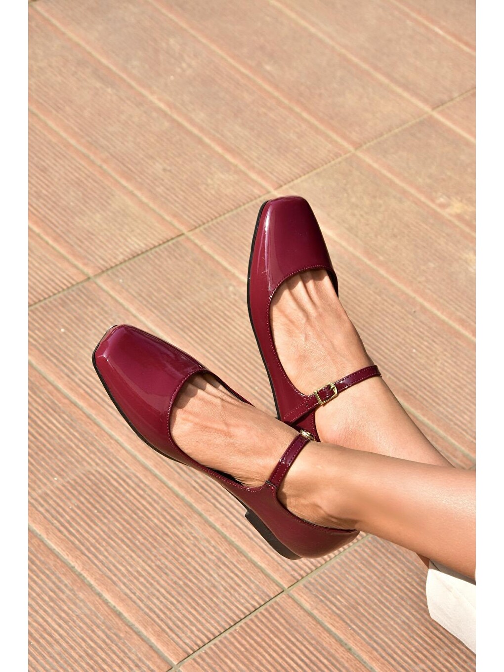 S7262525 Bordo Kadın Babet-2