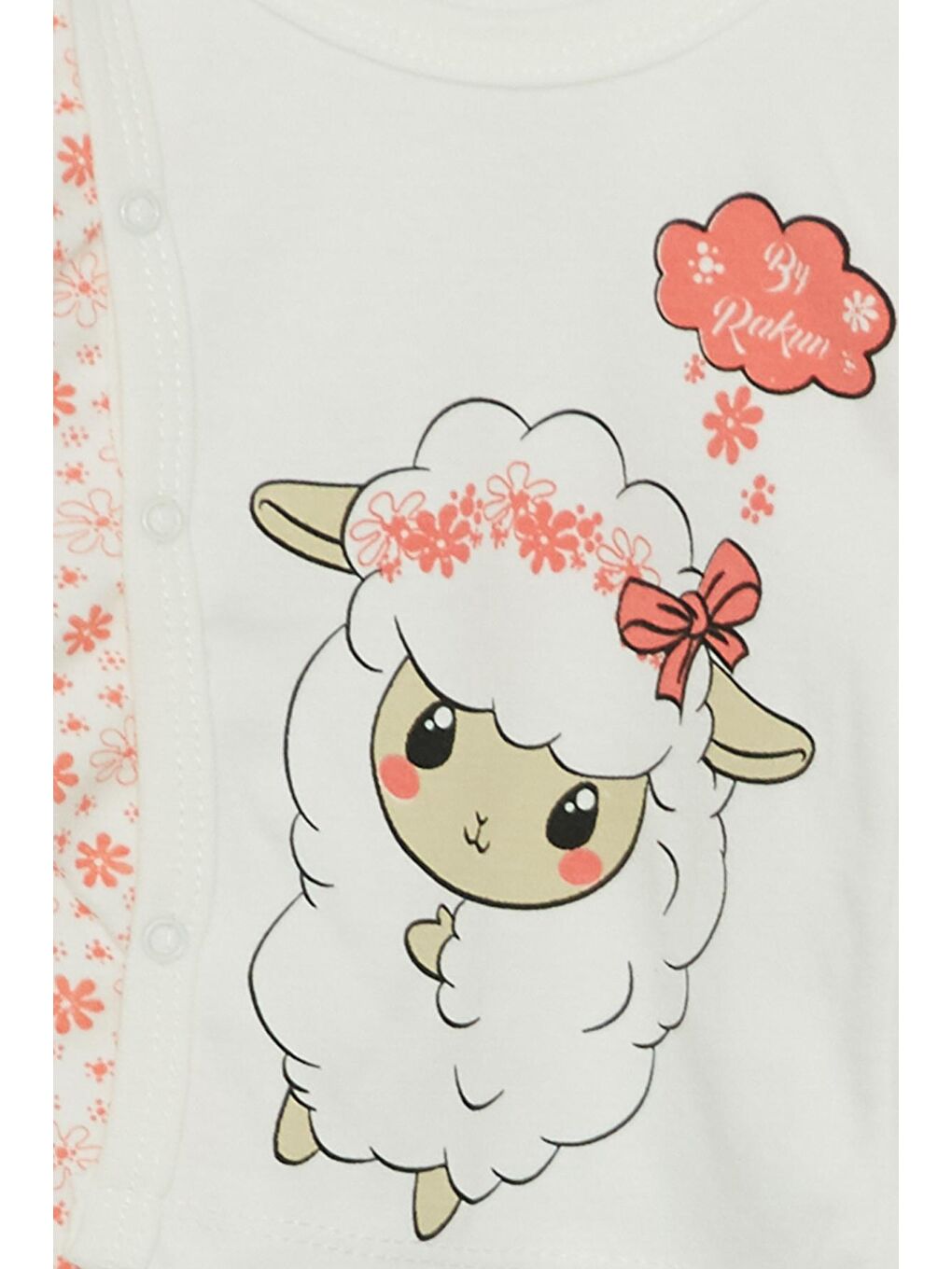 Beyaz Üçlü Zıbın Takım Kız Bebek Hastane Seti-3