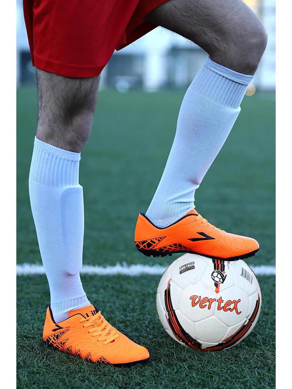 Turuncu Soma HM Halı Saha Erkek Futbol Ayakkabı-1