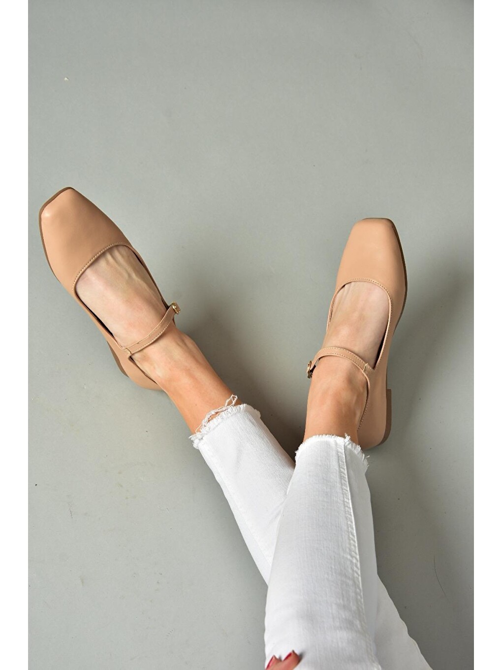 Bej S7262525 Ten Kadın Babet-5