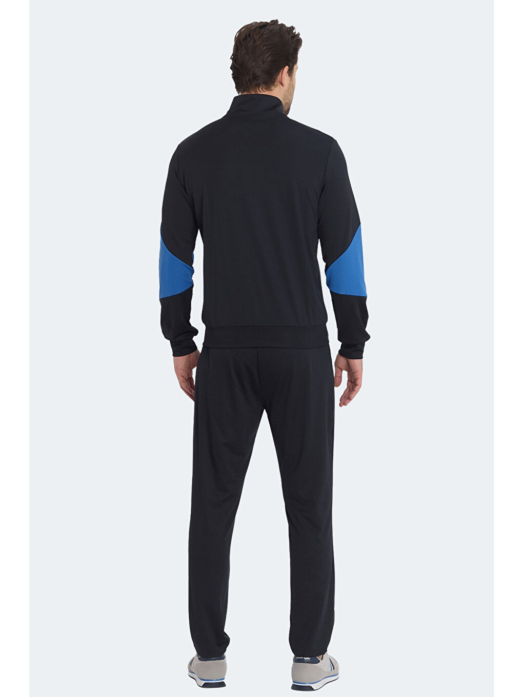 RAPID Erkek Fermuarlı Dik Yaka Cepli Lacivert Eşofman Takımı-1
