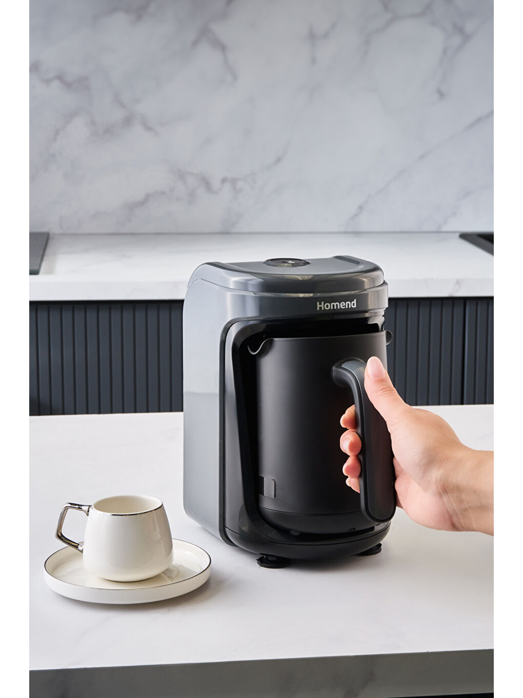 Pottoman 1842h Türk Kahve Makinesi Antrasit-2