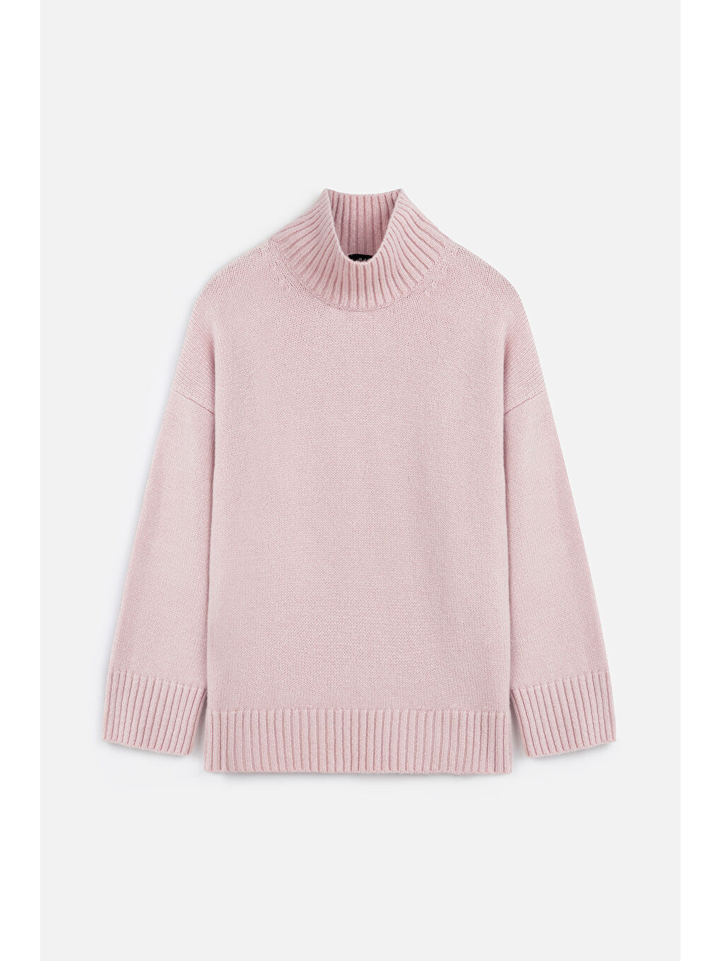 Oversize Yumuşak Kazak Pembe-1