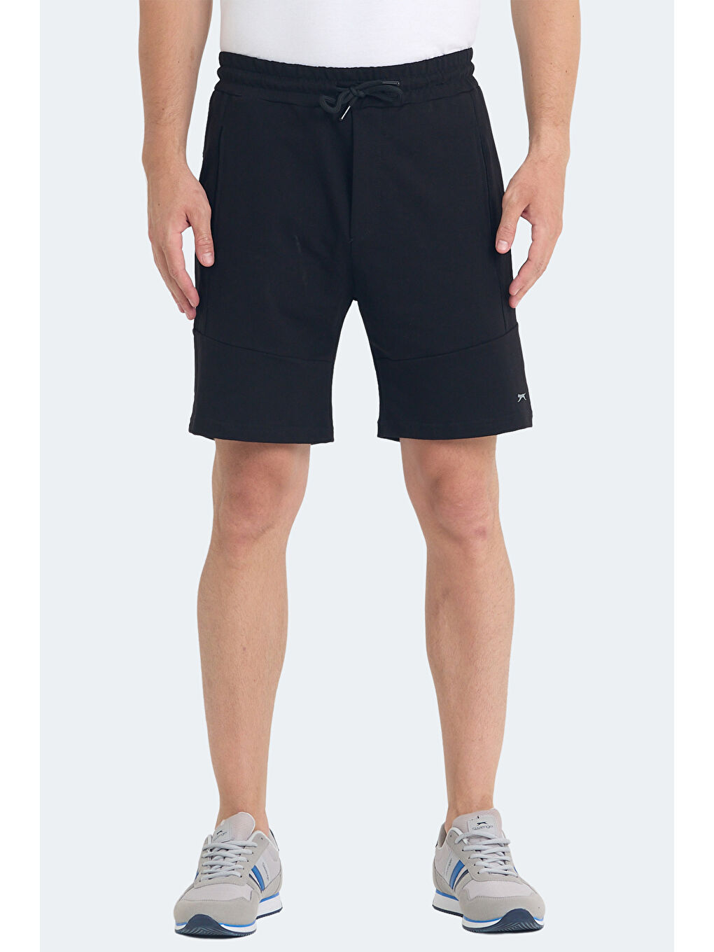 VICENTE Erkek Cepli Siyah Şort-1