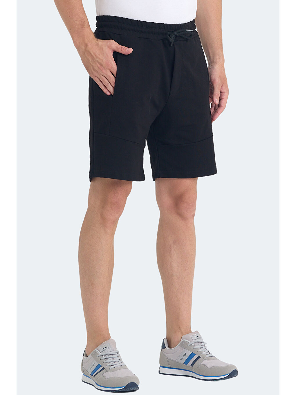 VICENTE Erkek Cepli Siyah Şort-3