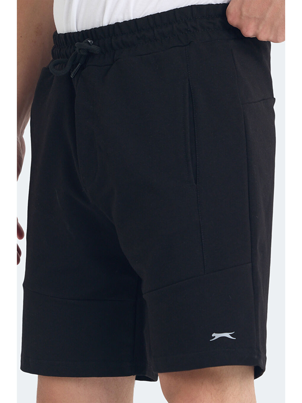 VICENTE Erkek Cepli Siyah Şort-4